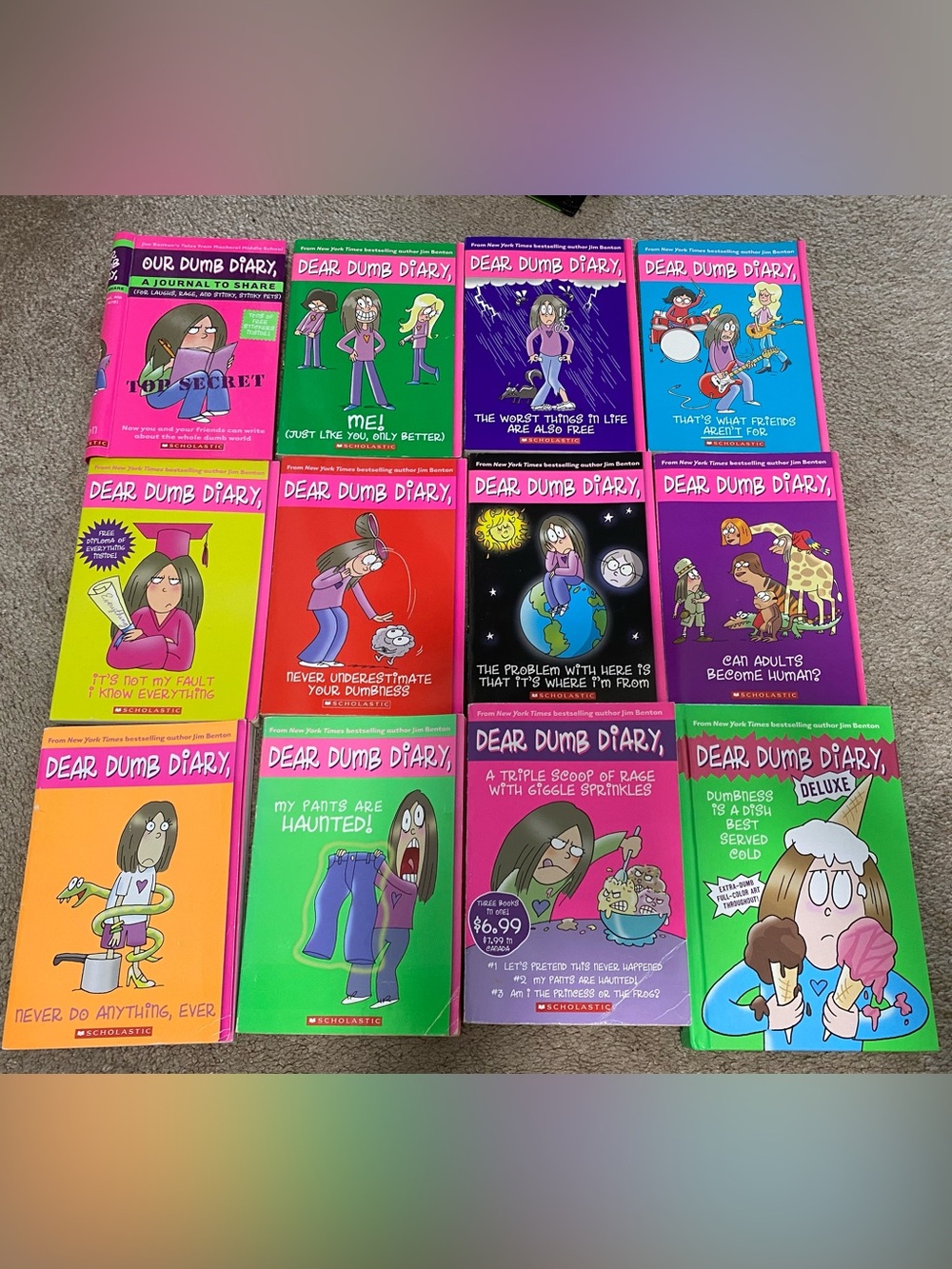 Kids Dork Diary book collection